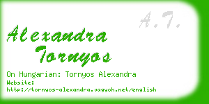 alexandra tornyos business card